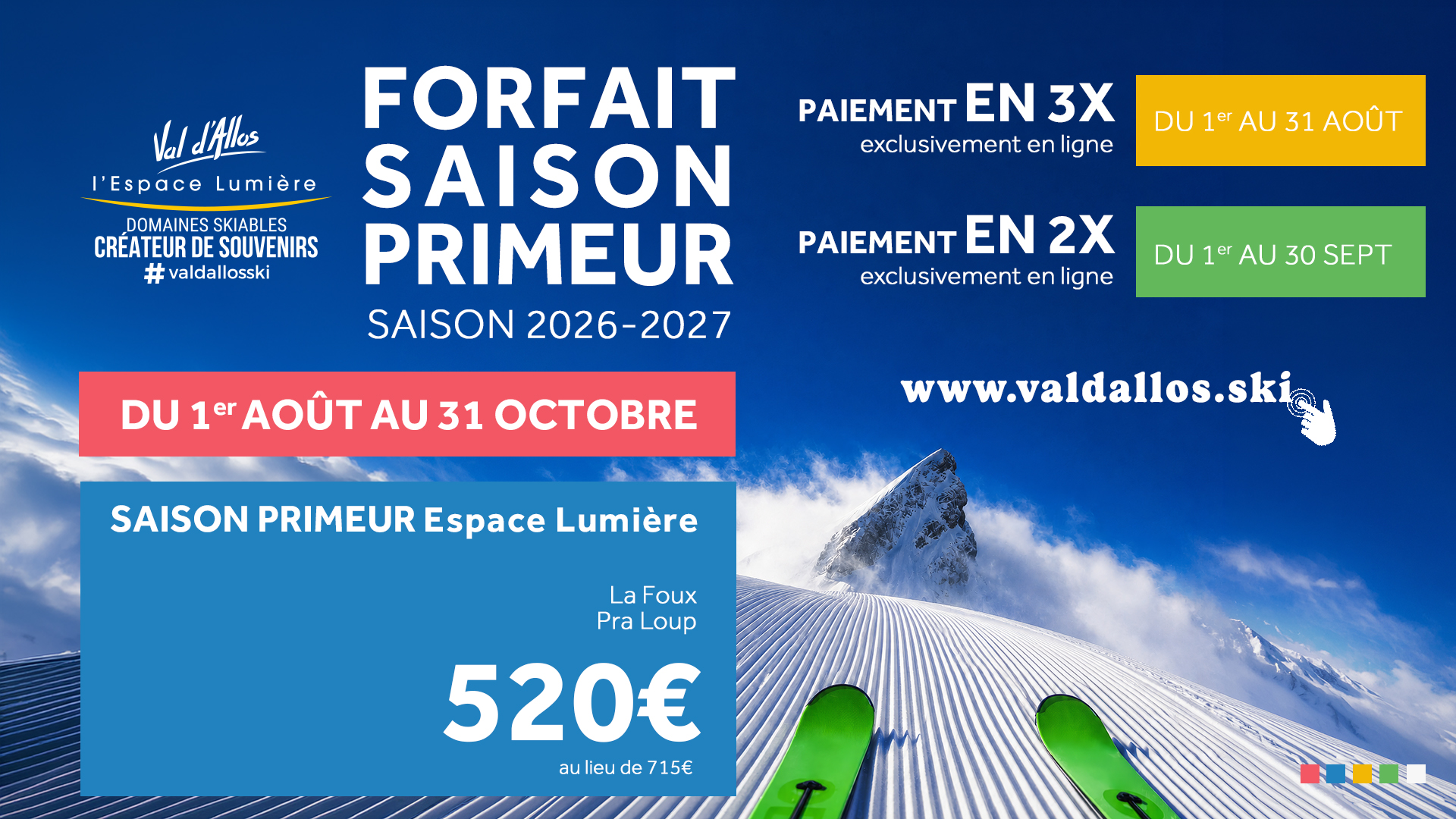 Forfait Saison Primeur 2026-2027